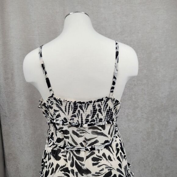 Alexis for Target Botanical Sleeveless Tiered Ruffle Dress Women's Plus Size 3X - Picture 11 of 14
